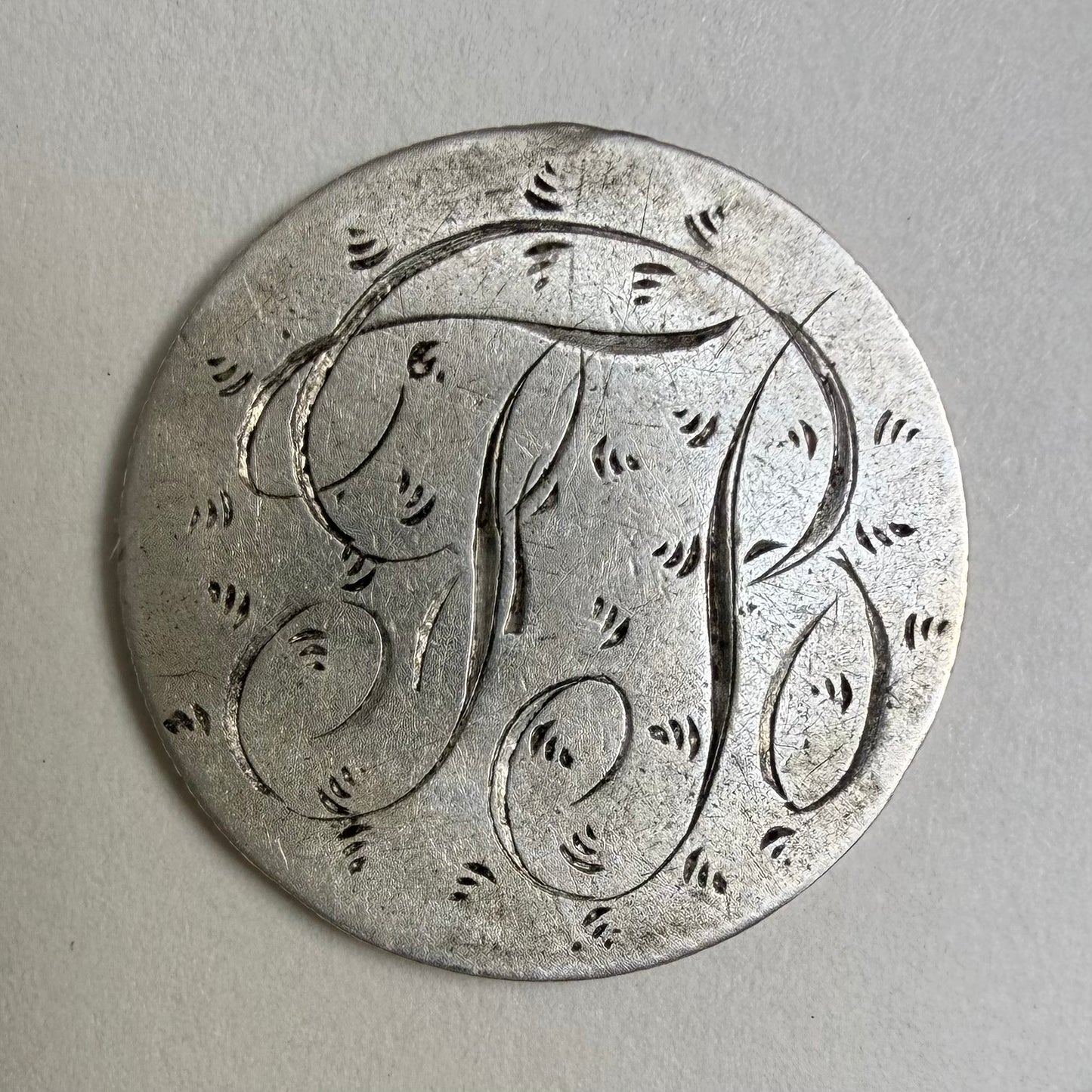 A N T I Q U E // love tokens / 900 silver seated liberty dime Victorian era love tokens