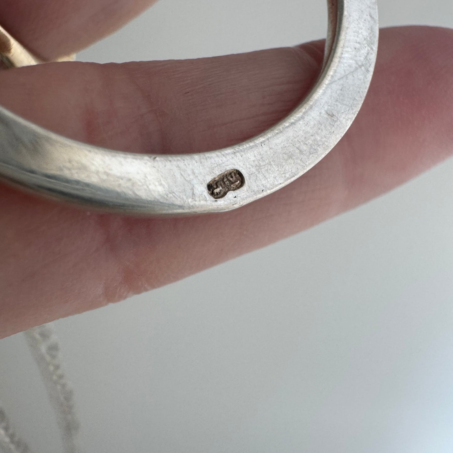reimagined V I N T A G E // modern day watch chain / re-worked sterling chunky figaro chain with vintage carabiner clasp / ~25", 36.7g