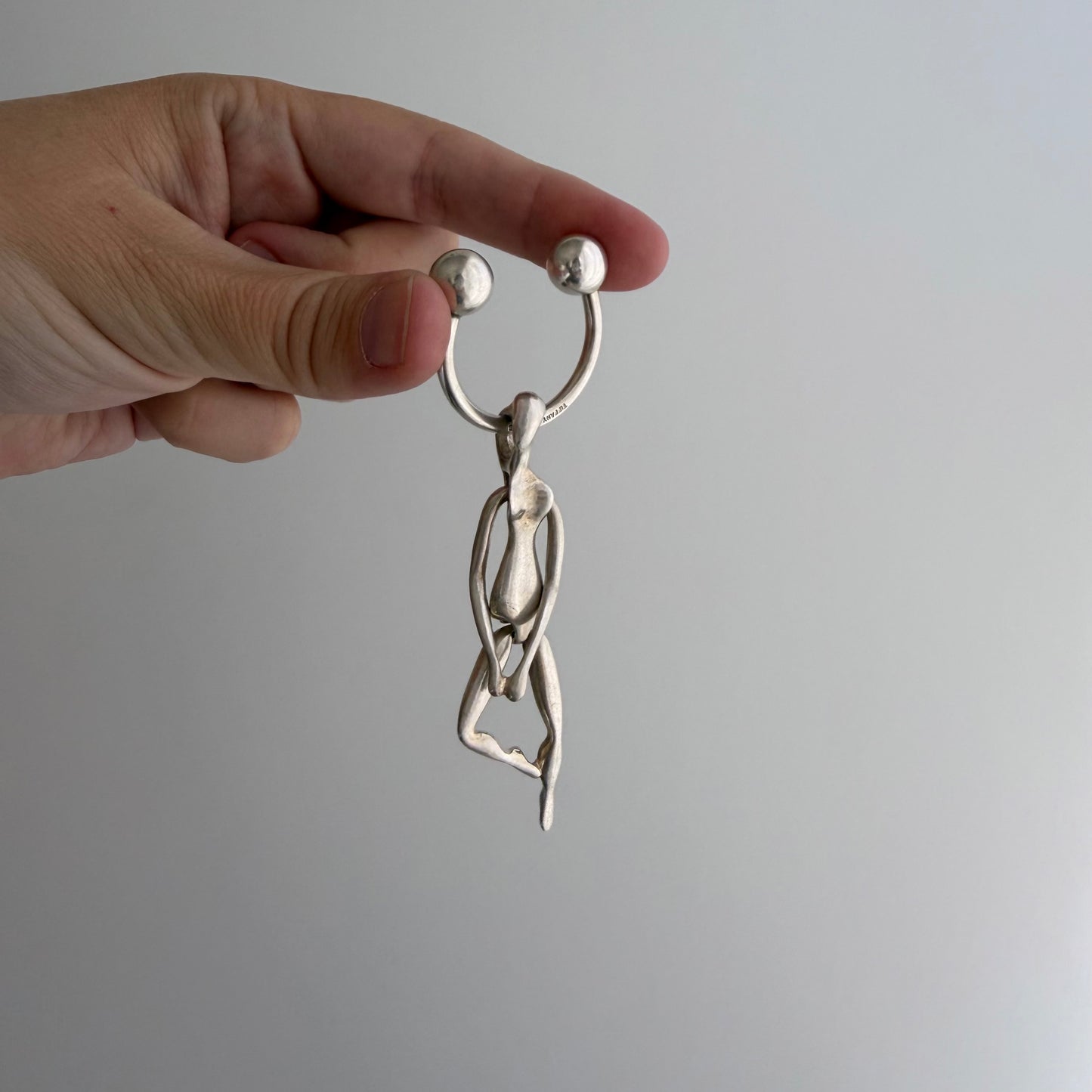 LIKE A LIVE // dynamic dancer / sterling silver large articulated pendant