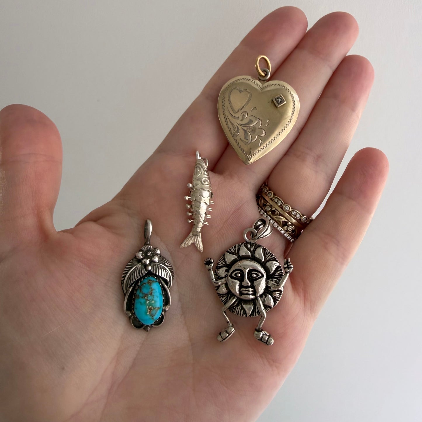 LIKE A LIVE // sterling silver pendants