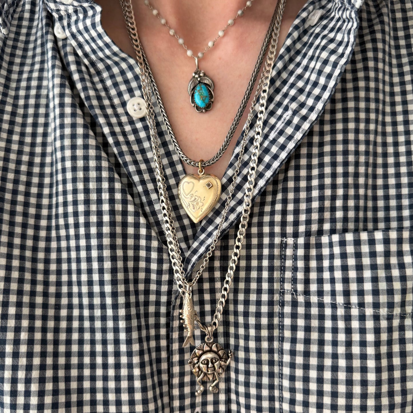 LIKE A LIVE // sterling silver pendants