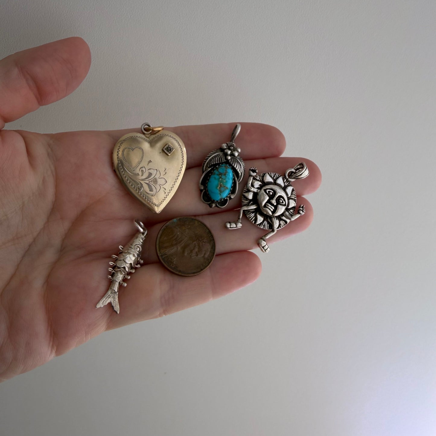 LIKE A LIVE // sterling silver pendants