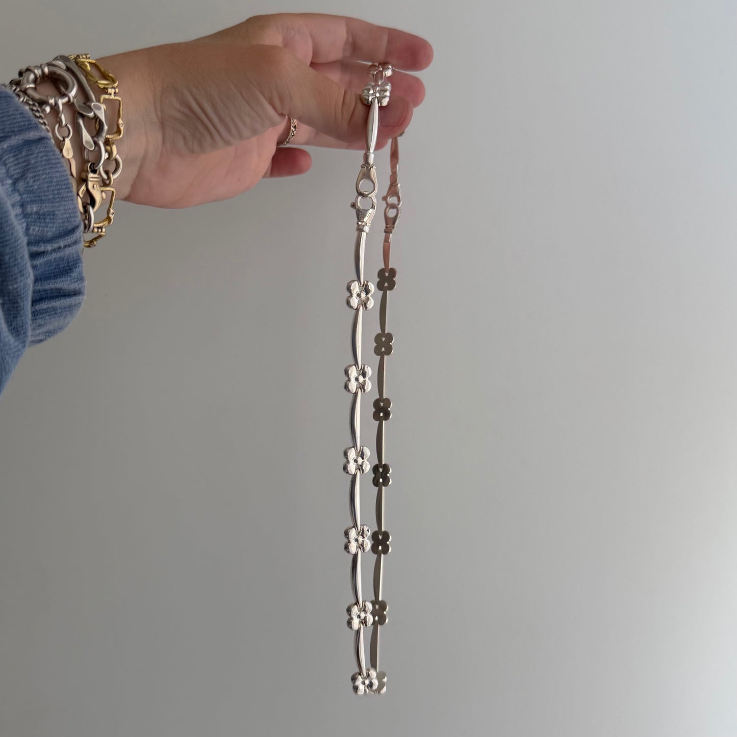 LIKE A LIVE // Alemany Flea Market find / necklace and bracelet set