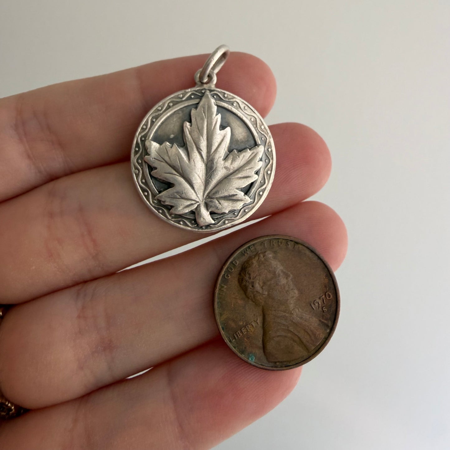 LIKE A LIVE // Alemany Flea Market find / silver pendants