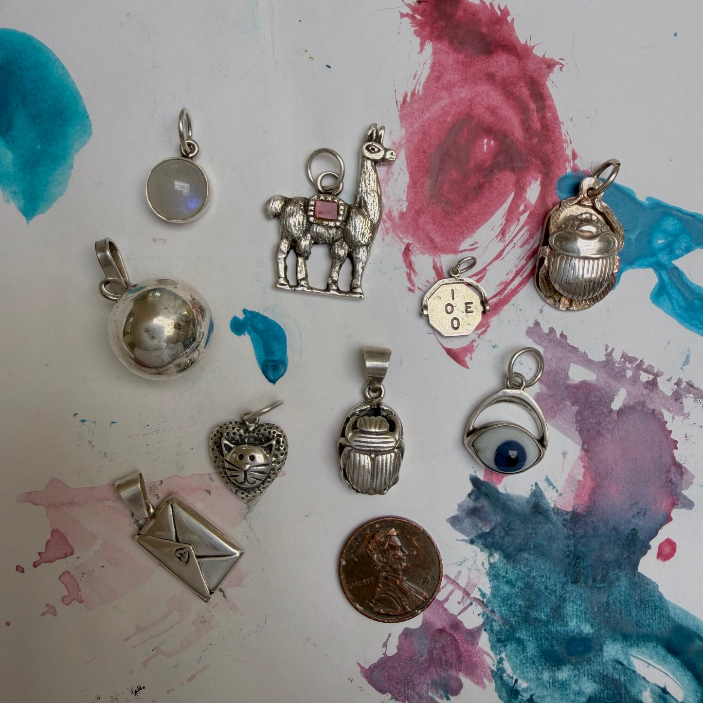 LIKE A LIVE // sterling silver pendants / symbolic and charming talismans for your neck mess