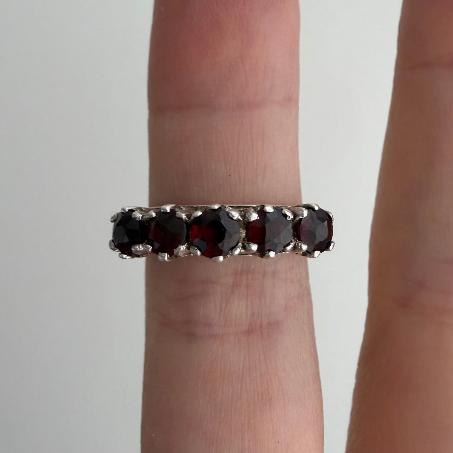 LIKE A LIVE // sterling silver stackable rings with stones