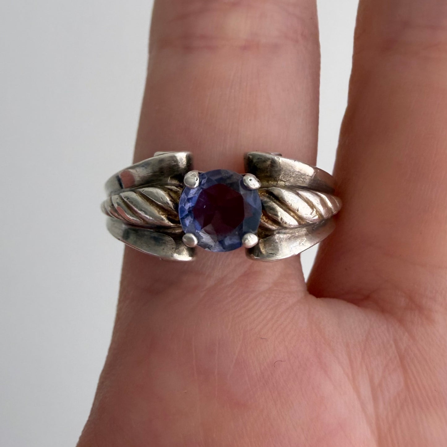 LIKE A LIVE // sterling silver stackable rings with stones