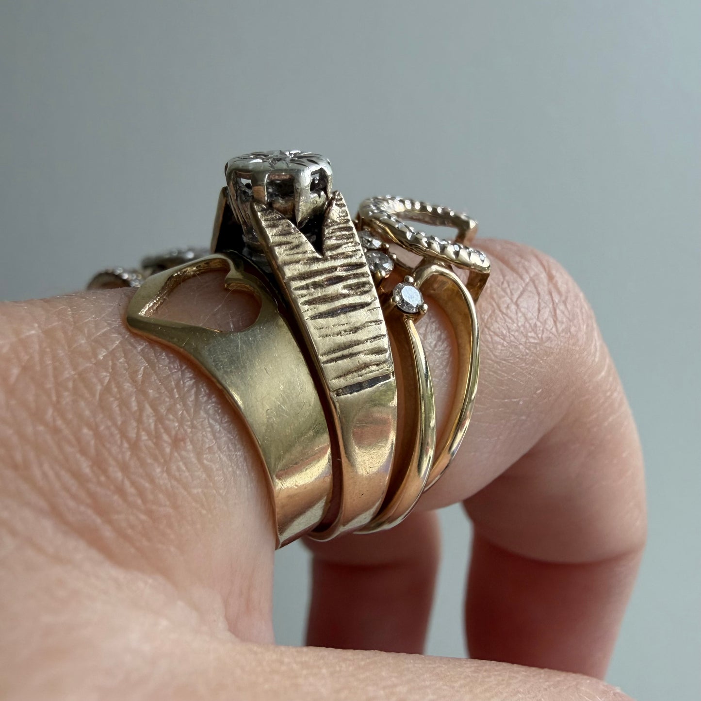 SHOP THE LOOK // karat gold ring stack