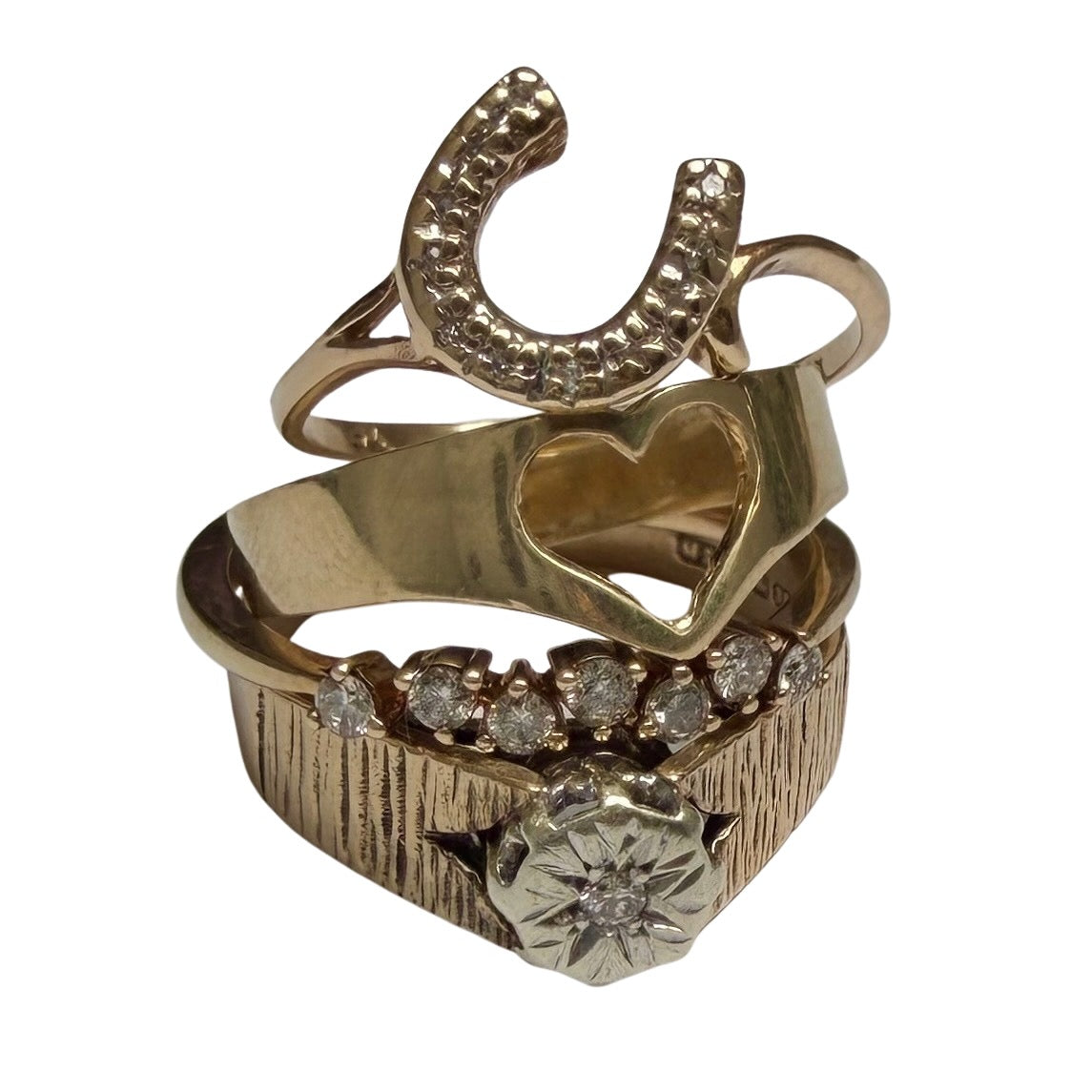 SHOP THE LOOK // karat gold ring stack