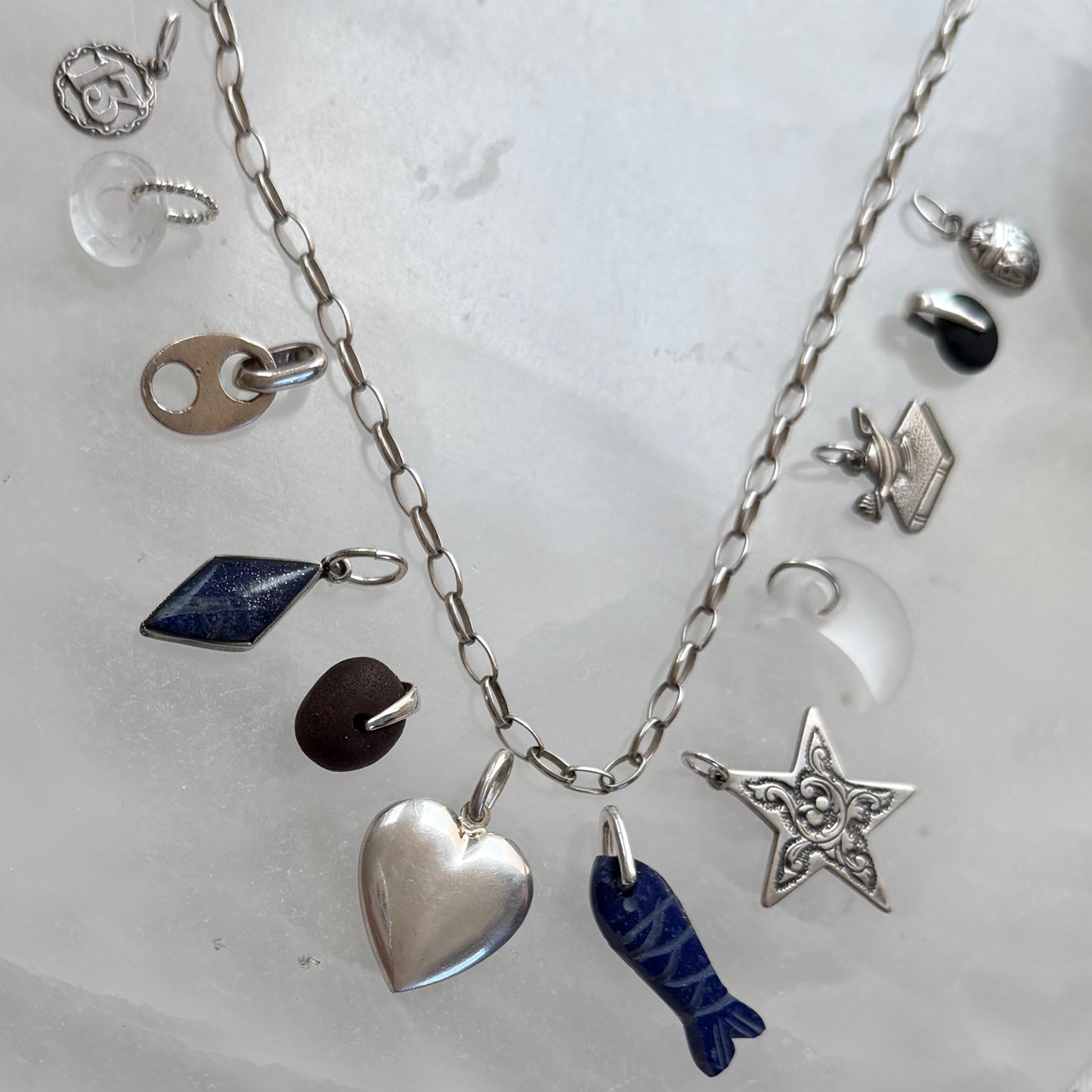 N E W & O L D // sterling silver and stone little spells