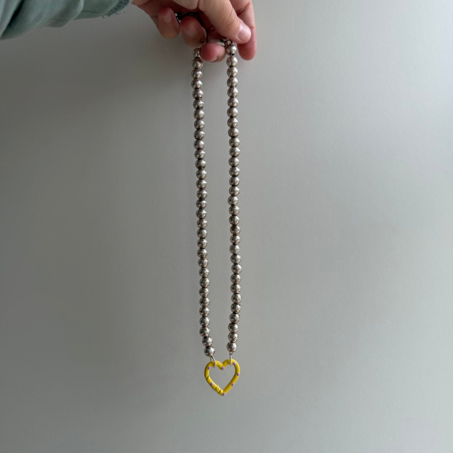 reimagined V I N T A G E // craft and crafty / re-worked sterling silver bench bead chain / 18.5", 56.7g