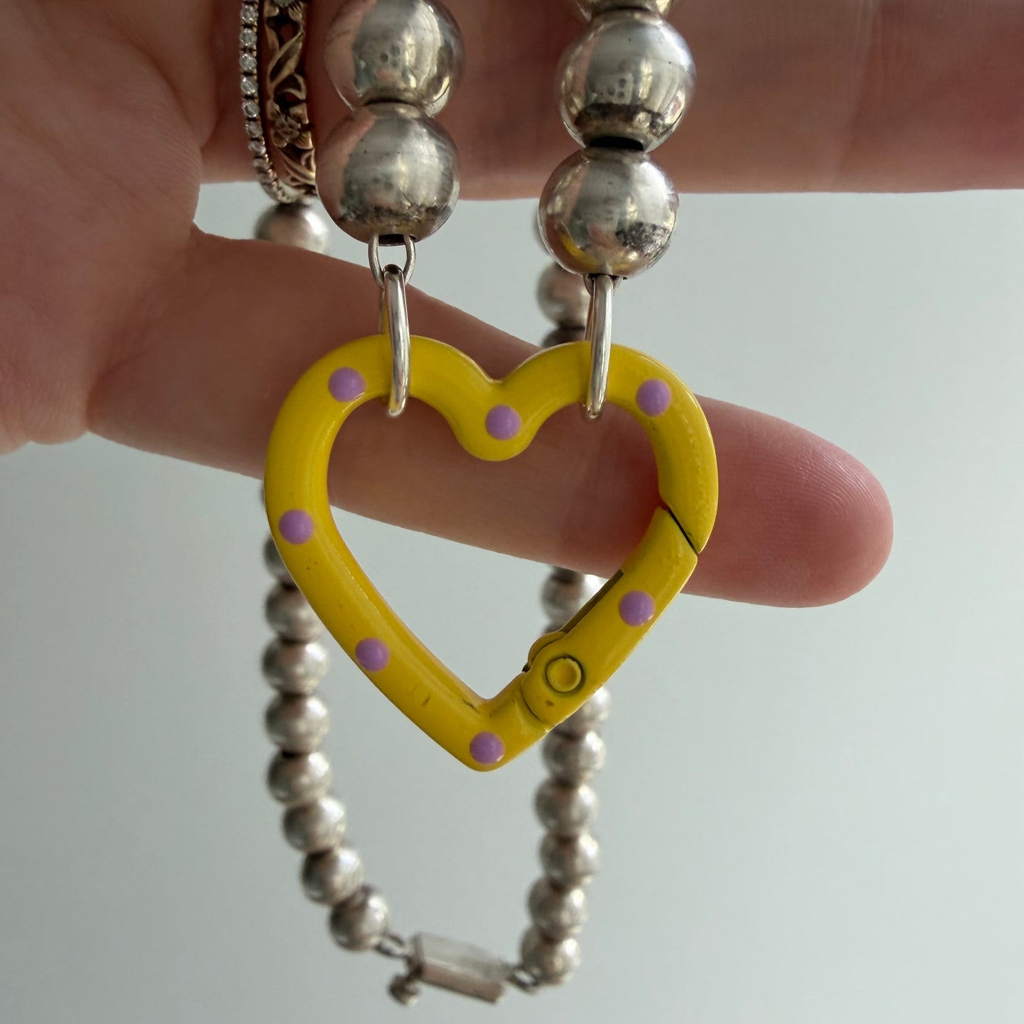 reimagined V I N T A G E // craft and crafty / re-worked sterling silver bench bead chain / 18.5", 56.7g
