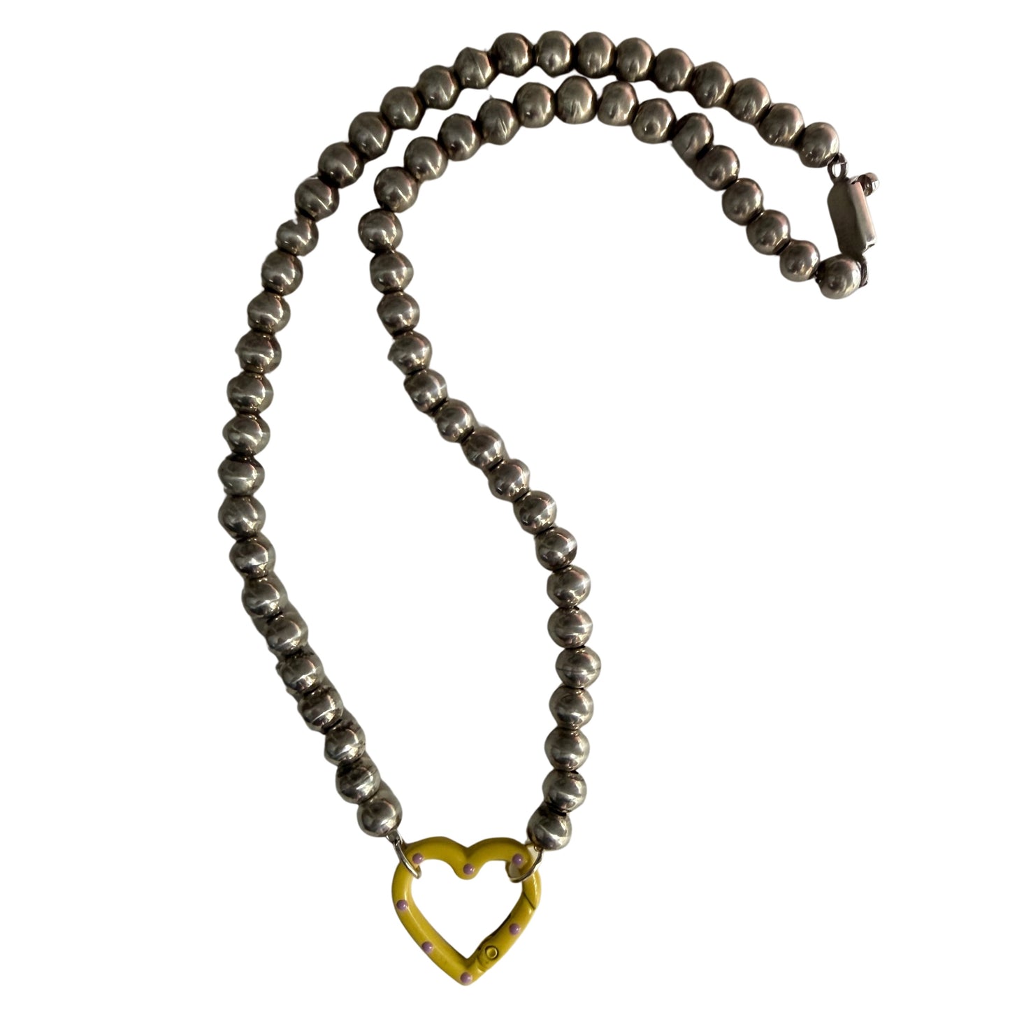 reimagined V I N T A G E // craft and crafty / re-worked sterling silver bench bead chain / 18.5", 56.7g