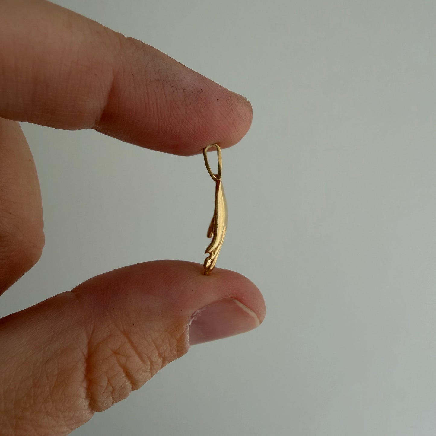 E S T A T E //  in your palm / 14k yellow gold double sided hamsa palm with sun or Star of David / a pendant
