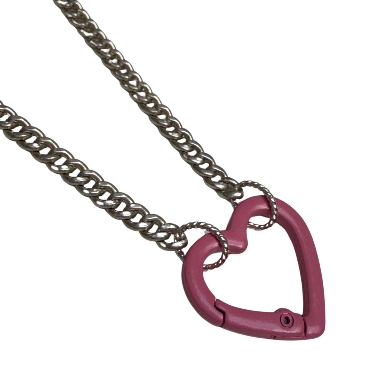 reimagined V I N T A G E // craft and crafty / re-worked sterling silver flat tight curb chain necklace / 19.5", 27.3g