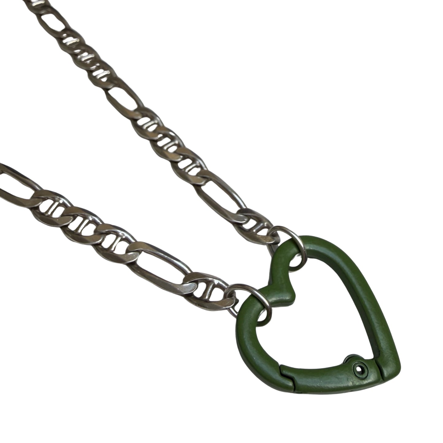 reimagined V I N T A G E // craft and crafty / re-worked sterling silver flat figamariner chain necklace / 22.5", 26.7g