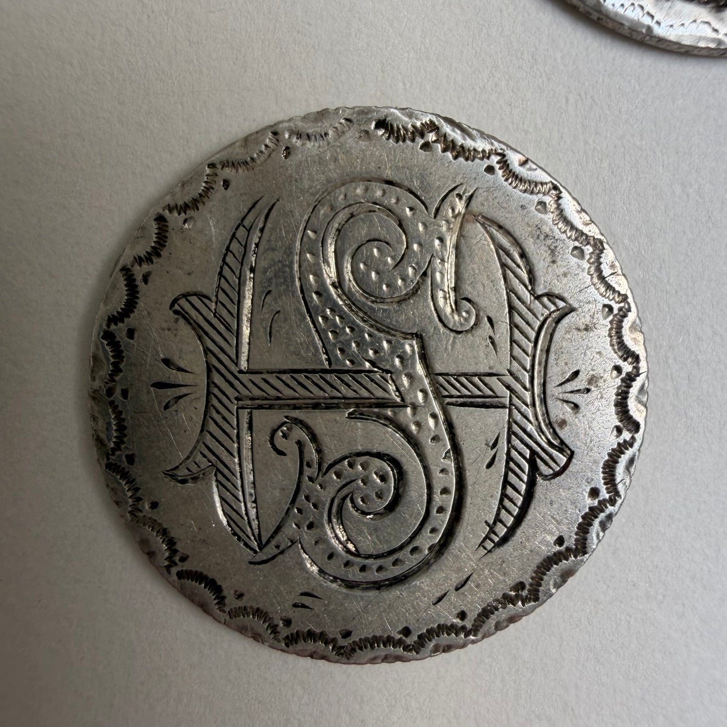 A N T I Q U E // love tokens / 900 silver seated liberty dime Victorian era love tokens
