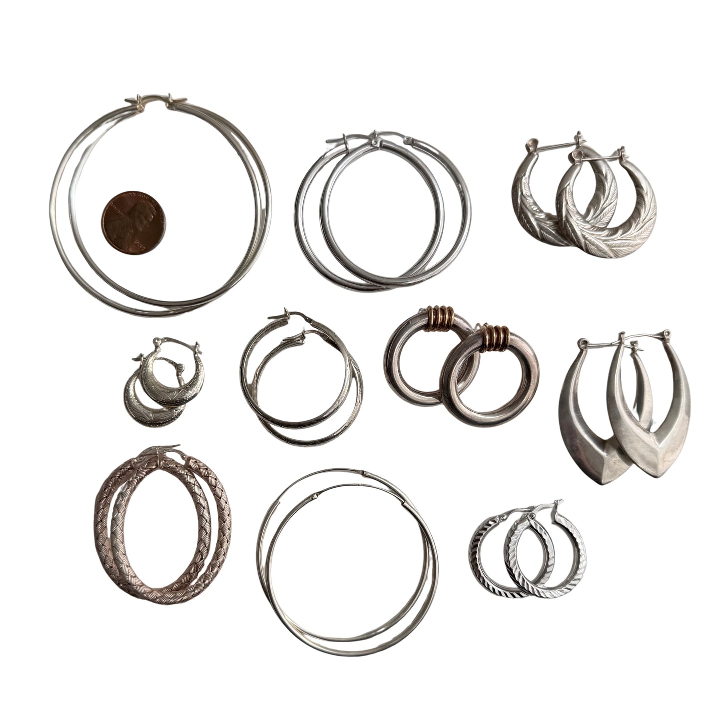 E S T A T E // sterling silver hoop party