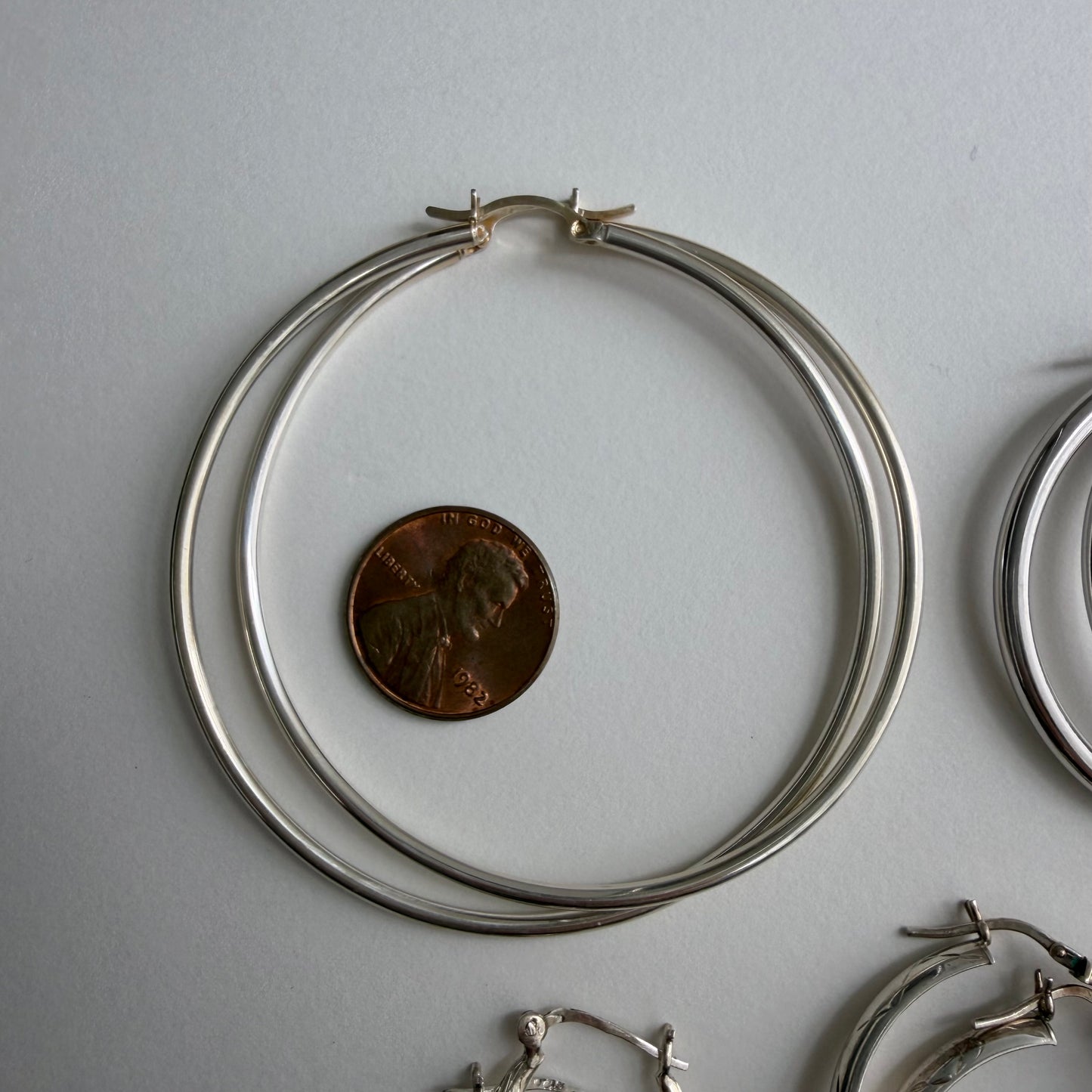 E S T A T E // sterling silver hoop party