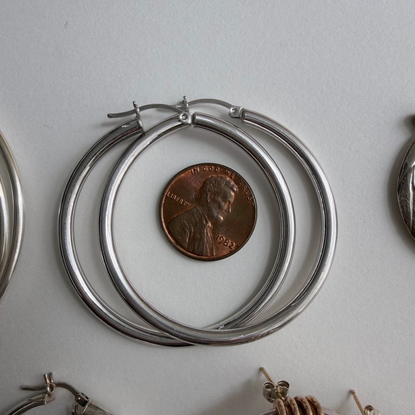 E S T A T E // sterling silver hoop party
