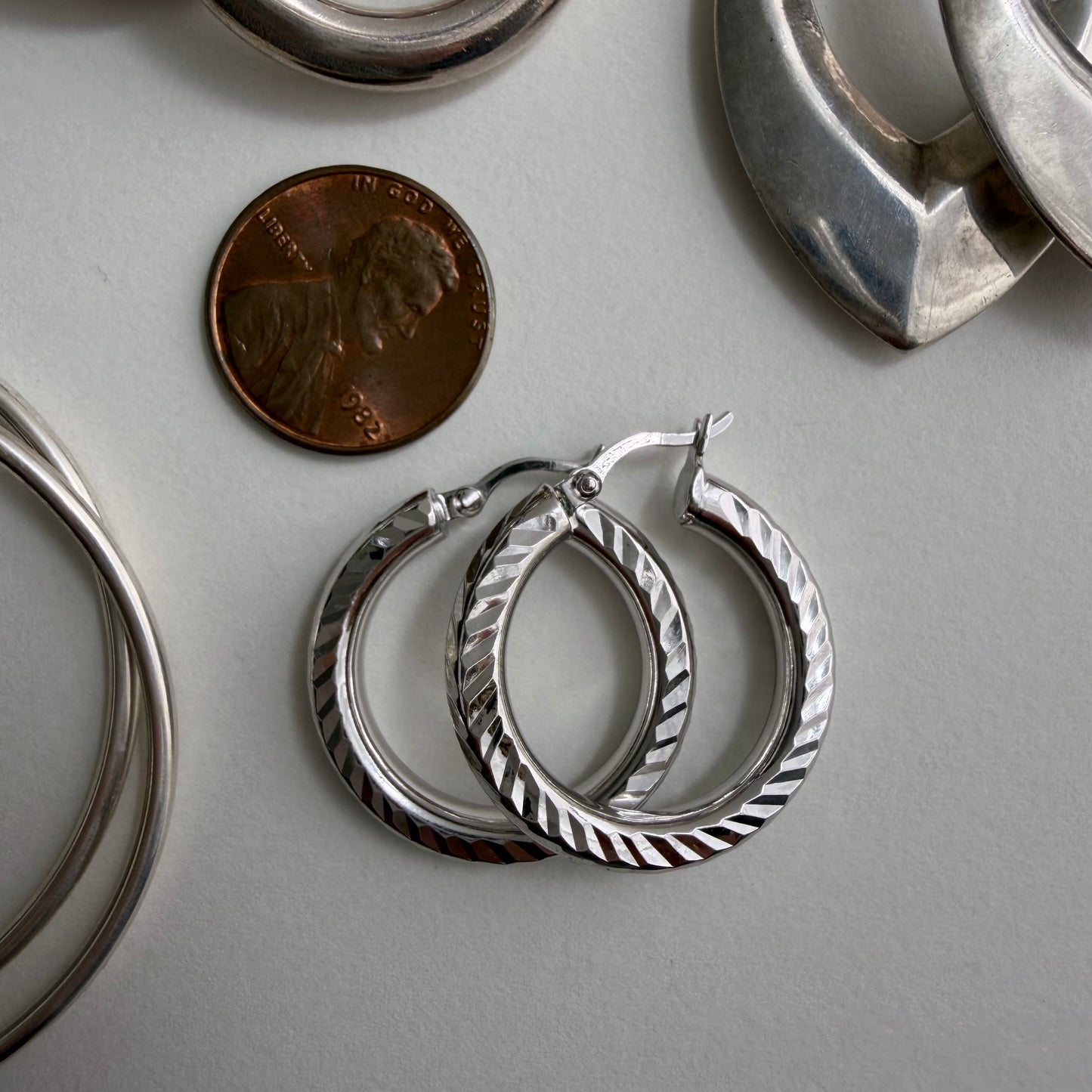 E S T A T E // sterling silver hoop party