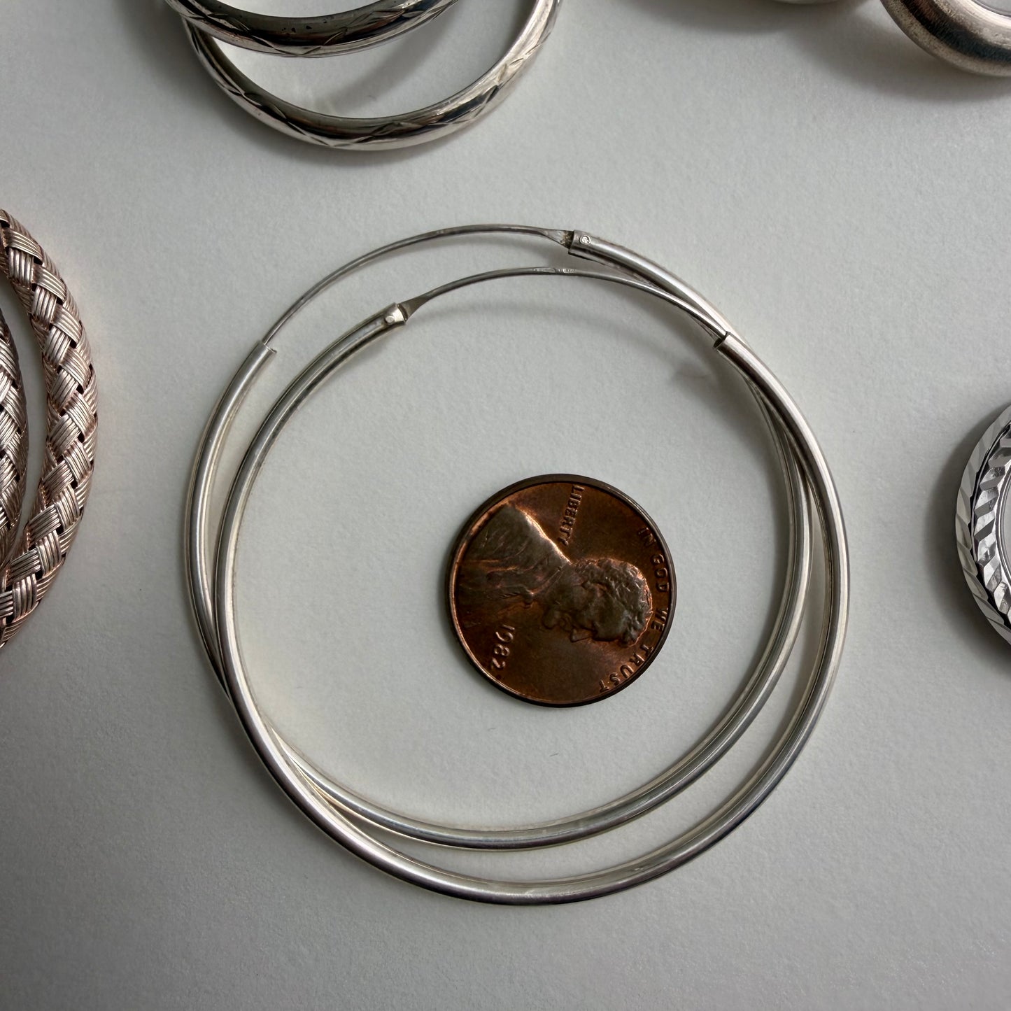 E S T A T E // sterling silver hoop party