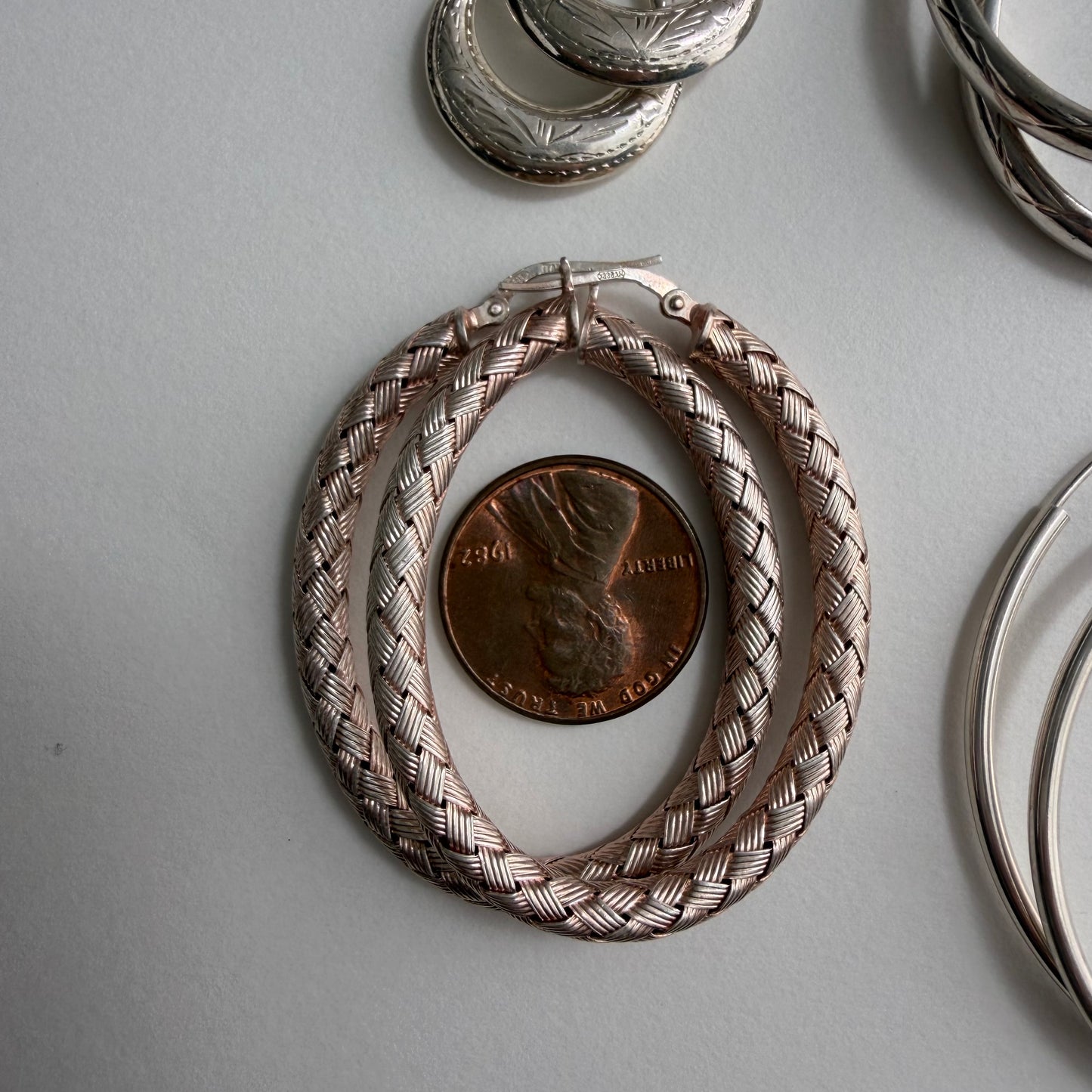 E S T A T E // sterling silver hoop party