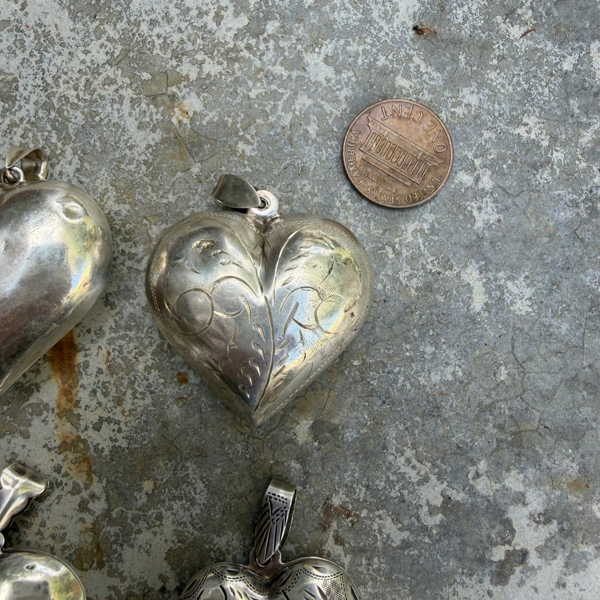 LIKE A LIVE // sterling silver lots of love / statement hearts / some lockets and some not