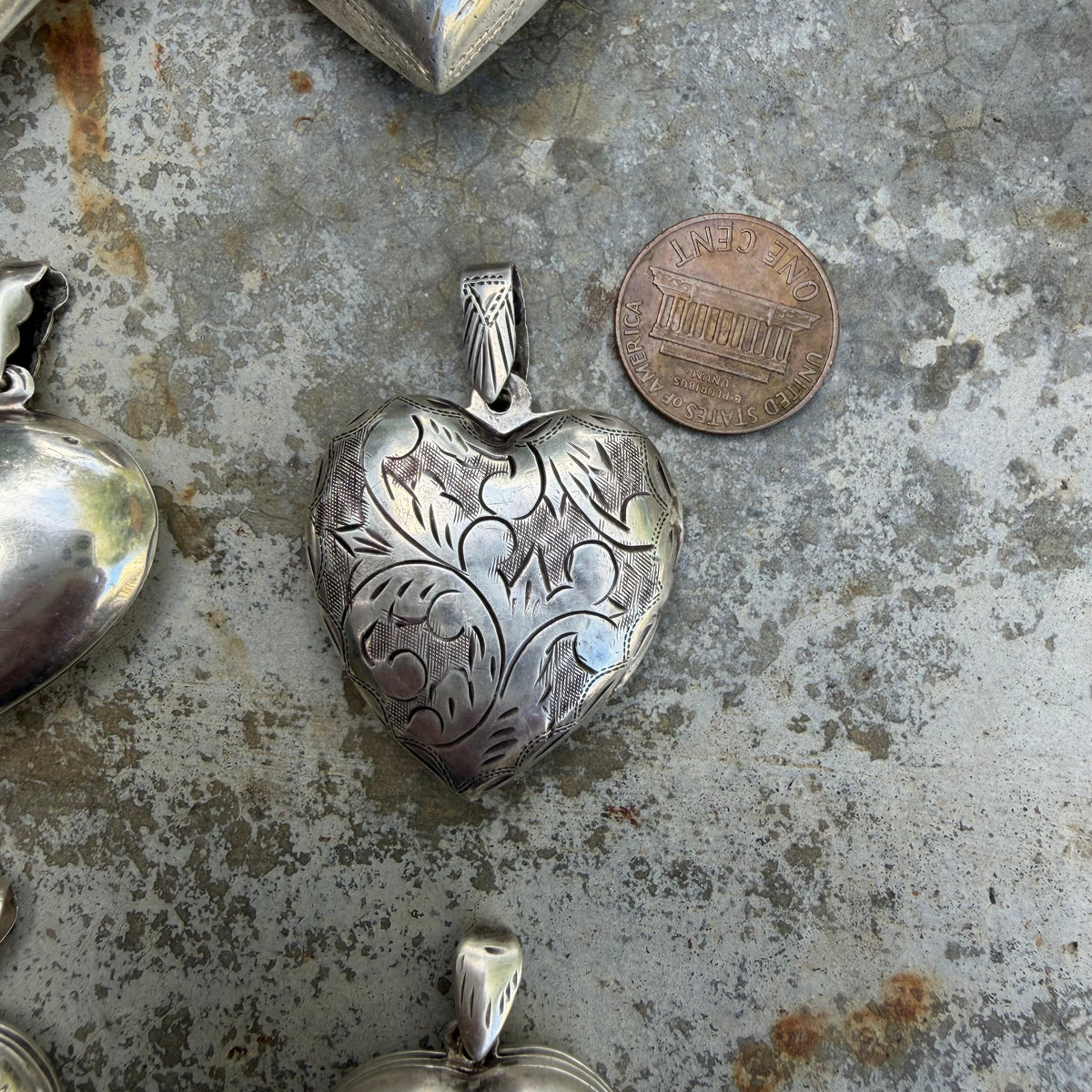 LIKE A LIVE // sterling silver lots of love / statement hearts / some lockets and some not