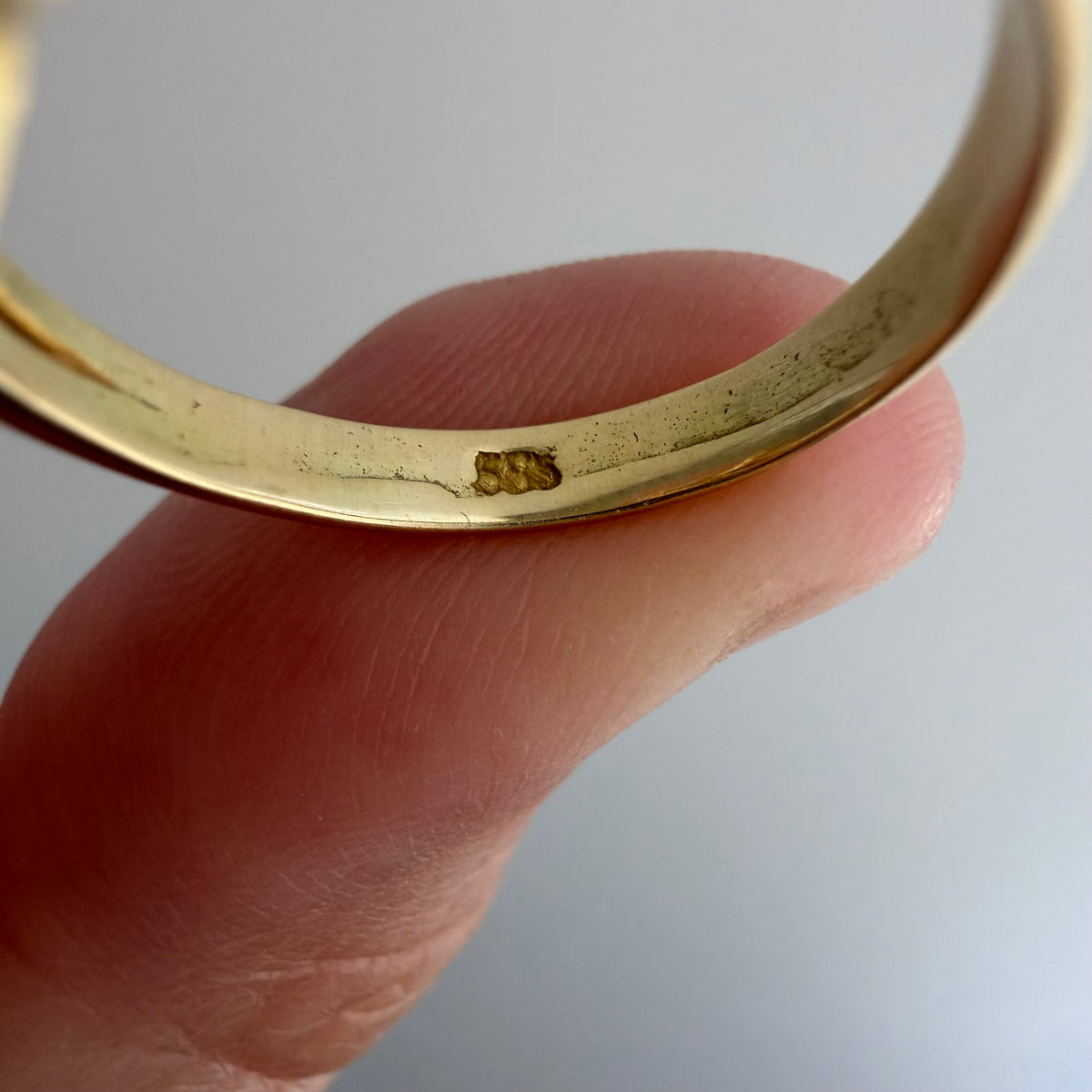 V I N T A G E // linked up / 14k knot ring with diamond and ruby / size 5.75