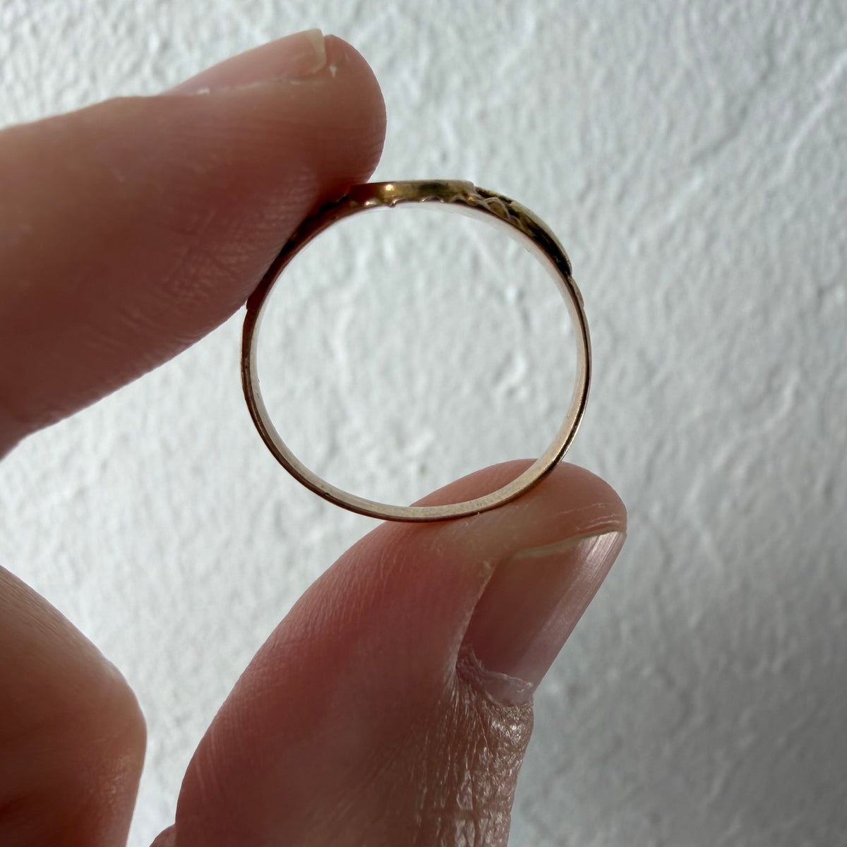 A N T I Q U E // starry signet / 10k and diamond victorian starburst signet / size 4.5+