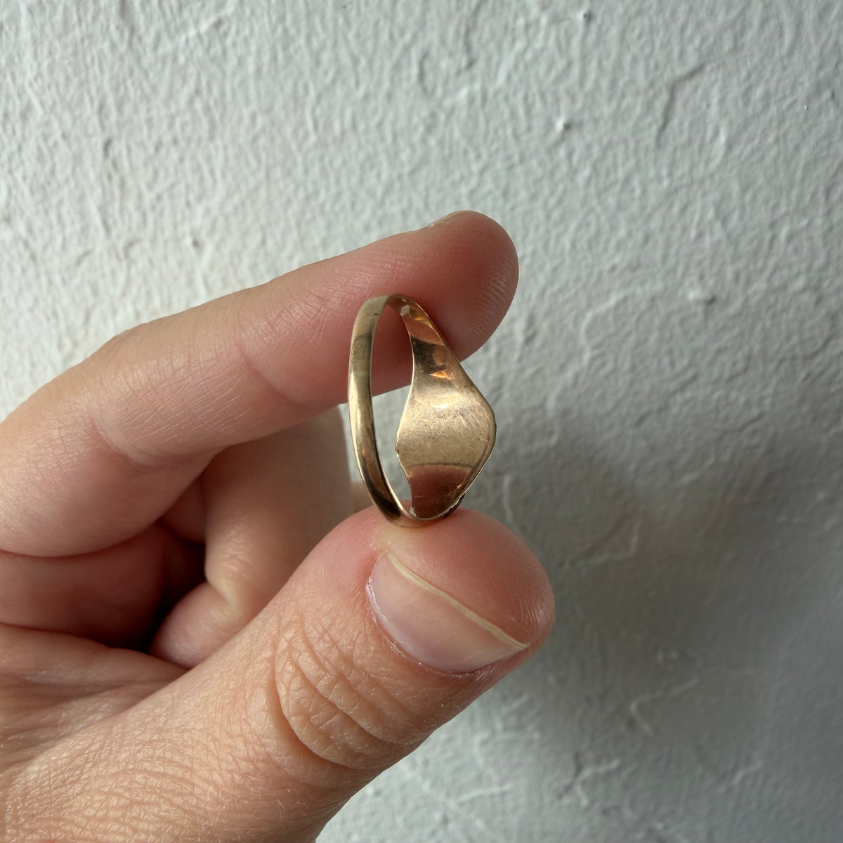 A N T I Q U E // starry signet / 10k and diamond victorian starburst signet / size 4.5+