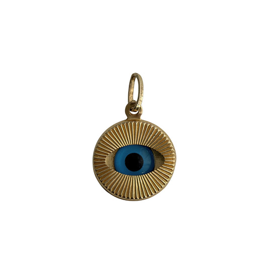 E S T A T E // not on my watch / 10k and glass protective eye / a pendant
