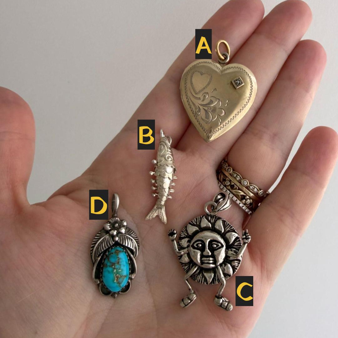 LIKE A LIVE // sterling silver pendants